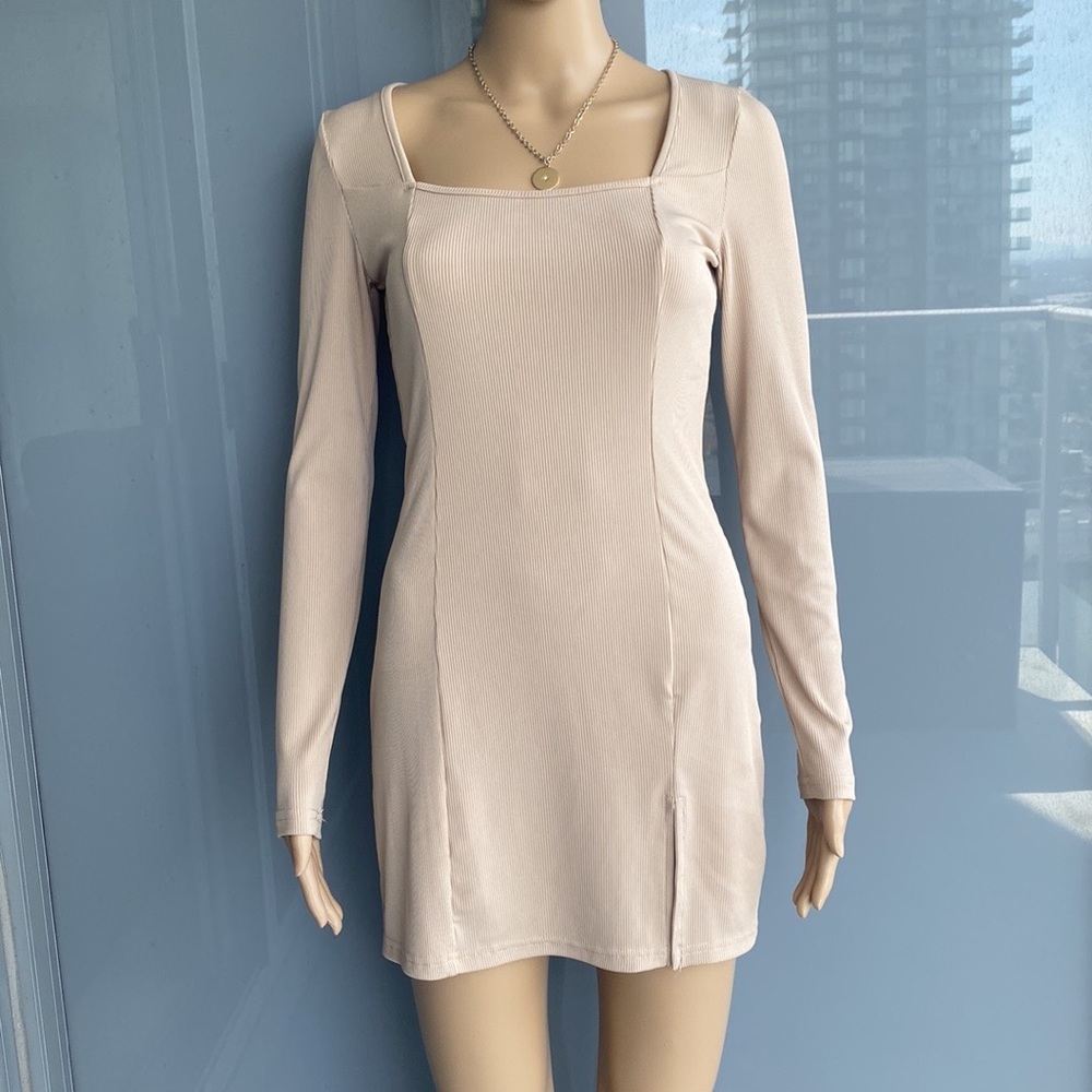 Cream Vintage Mini Dress - Picture 2 of 12
